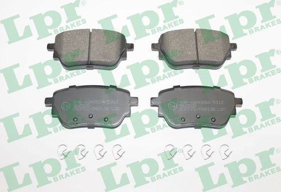 Тормозные колодки LPR. Артикул 05P2132