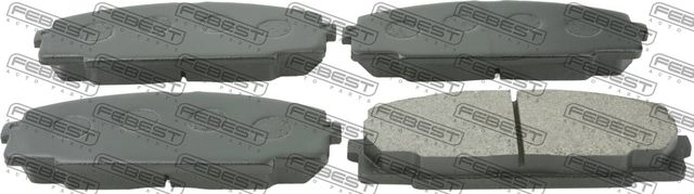 Тормозные колодки Febest. Артикул 0101-KLH12F