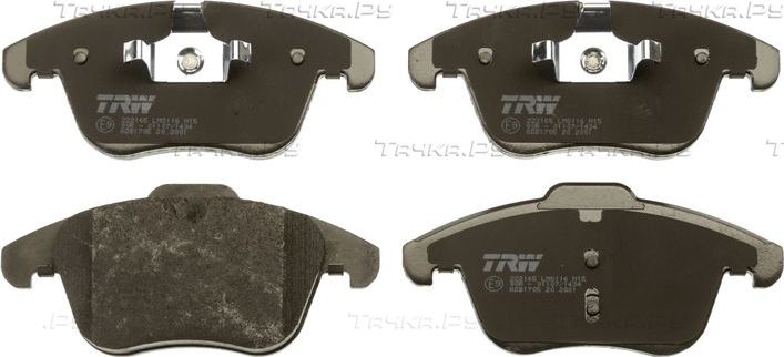 Тормозные колодки TRW COTEC передние для Jaguar XF I 2008-2015. Артикул GDB1705