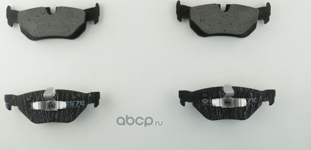 Колодки дискового тормоза задние для автомобилей (Intelli). Артикул D257E