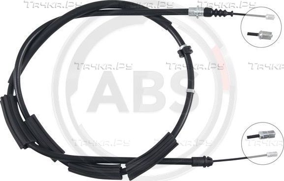 Трос ручника (тросик ручного тормоза) ABS. Артикул K17576