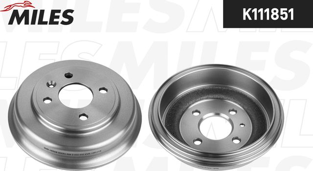 Тормозной барабан Miles задний для Chevrolet Cobalt II 2013-2026. Артикул K111851