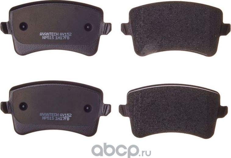 Колодки тормозные дисковые противоскрипная пластина в компл (Avantech). Артикул AV152