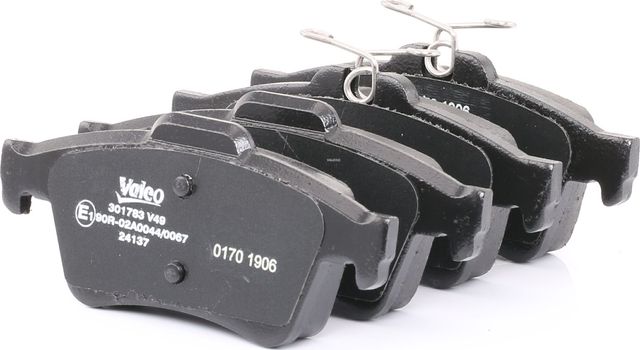 Тормозные колодки Valeo First задние для Ford Tourneo Connect I 2002-2013. Артикул 301783