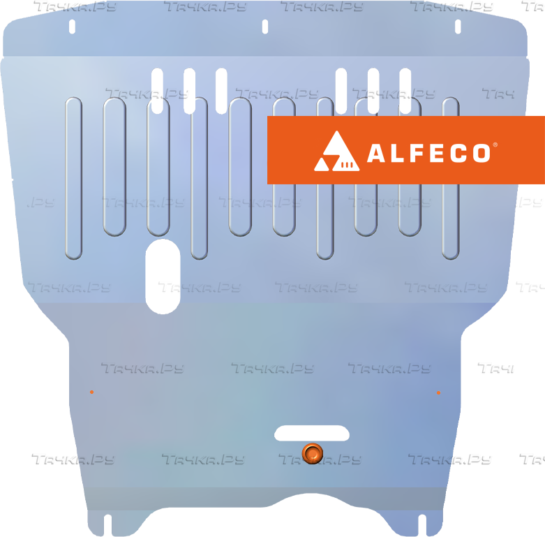 Защита алюминиевая Alfeco для картера и КПП Audi A3 8L 1996-2003. Артикул ALF.30.26 AL4