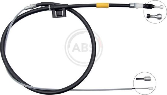 Трос ручника (тросик ручного тормоза) ABS. Артикул K17266