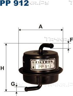 Топливный фильтр Filtron для Suzuki Swift II 1989-2005. Артикул PP 912