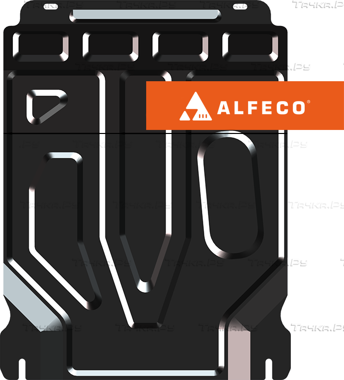 Защита Alfeco для картера и КПП ZAZ Chance 2009-2014. Артикул ALF.03.06 st