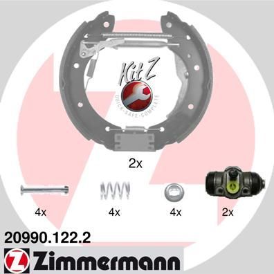 Тормозные колодки Zimmermann KIT Z задние для BMW 3 III (E36) 1990-1998. Артикул 20990.122.2