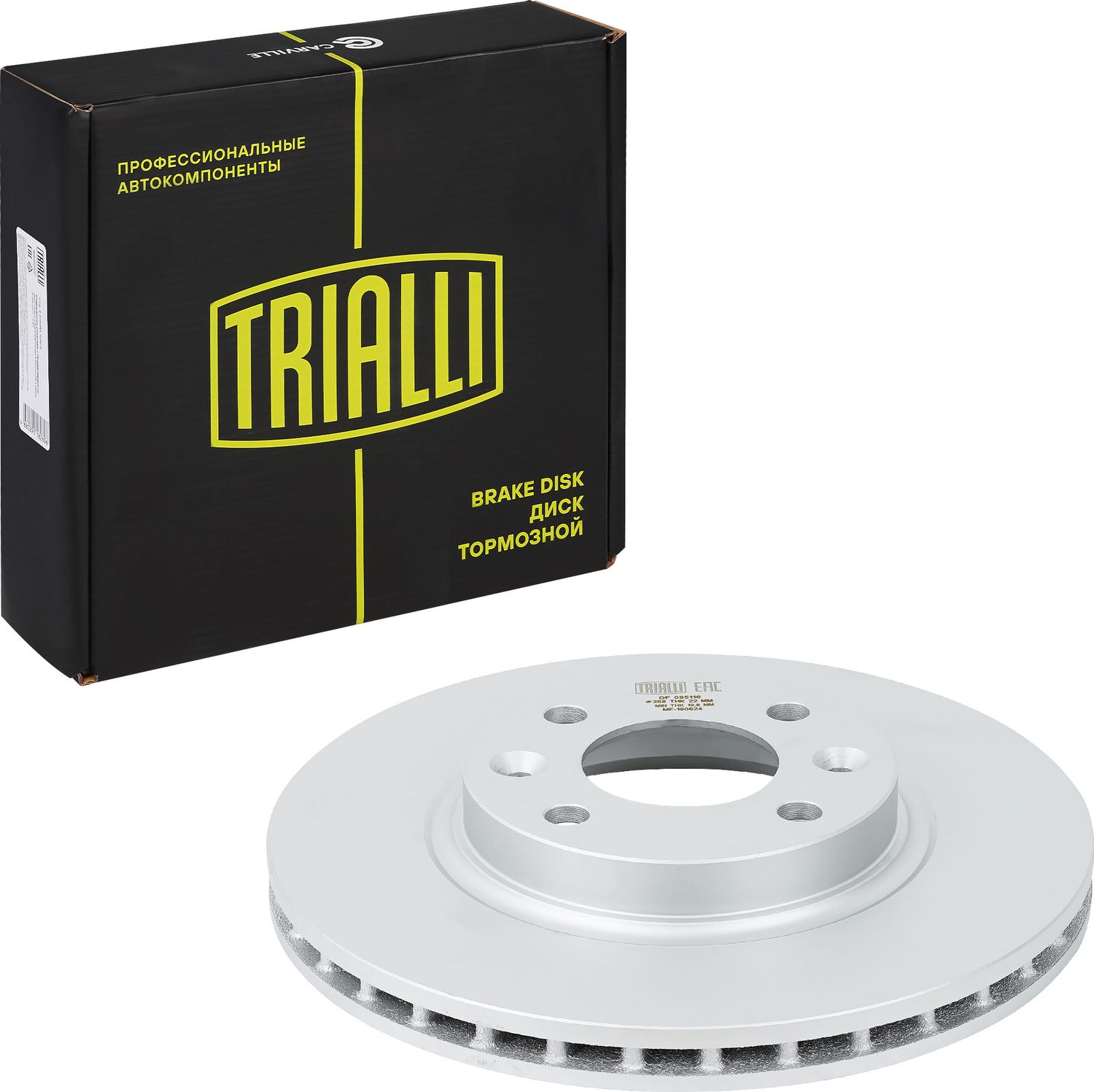 Тормозной диск Trialli. Артикул DF 095116