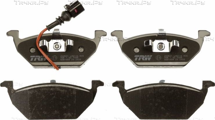 Тормозные колодки TRW COTEC передние для Volkswagen New Beetle II (A5) 2011-2019. Артикул GDB1658