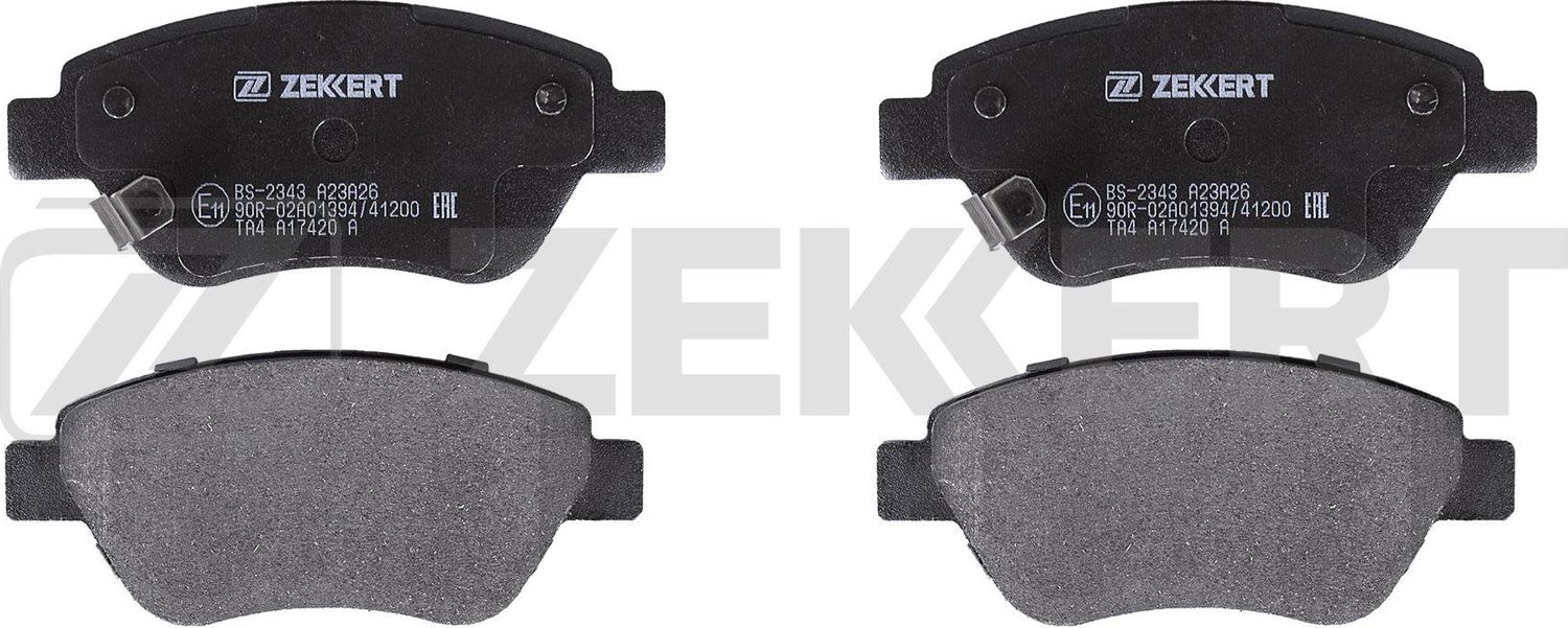 Тормозные колодки Zekkert передние для Fiat Doblo I 2003-2015. Артикул BS-2343