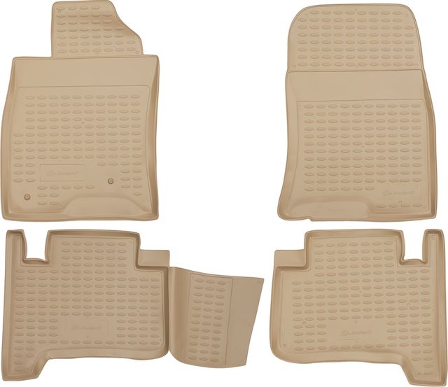 Коврики Element для салона Toyota Land Cruiser Prado 120 2002-2009 БЕЖЕВЫЕ. Артикул NLC.48.01.212k