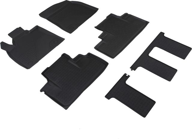 Коврики резиновые Seintex с высоким бортиком для салона Lexus RX IV длинная база 2015-2022. Артикул 91709