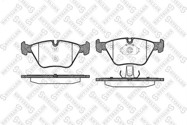 Тормозные колодки Stellox. Артикул 974 000B-SX