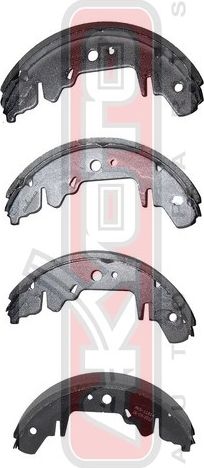 Тормозные колодки Akyoto Packing AKYOTO задние для Dodge Caravan III 1995-2001. Артикул AKS-11814