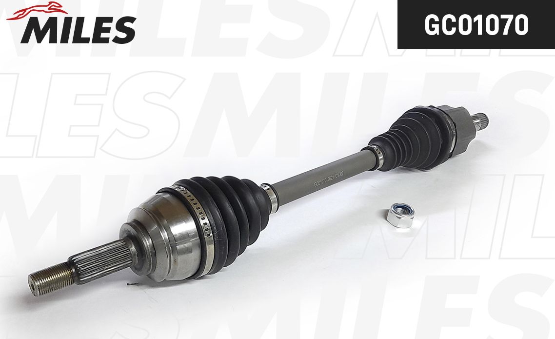 Полуось (привод в сборе, приводной вал) Miles. Артикул GC01070