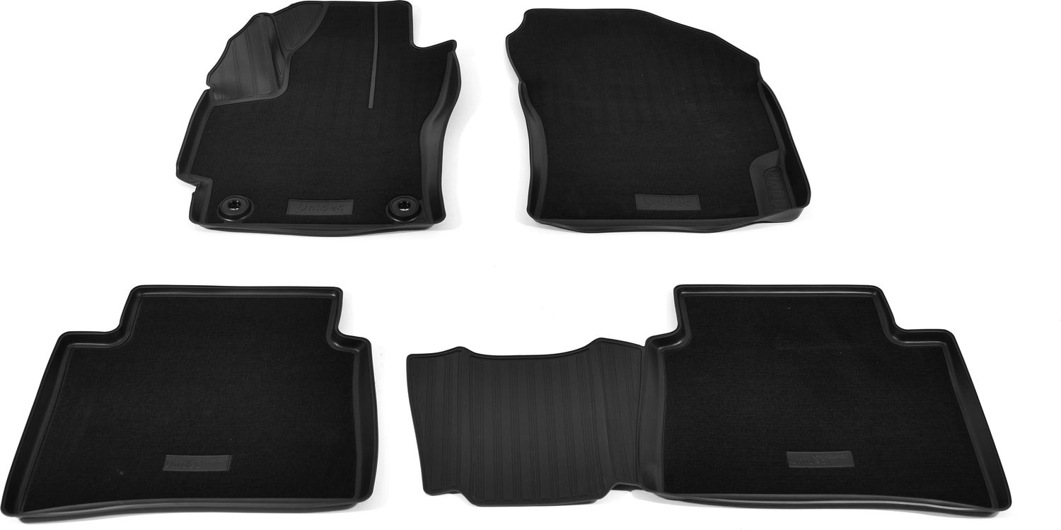 Коврики комбинированные 3D Норпласт для салона Toyota Corolla XII Е210 2019-2026. Артикул NPA11-C88-160-CM