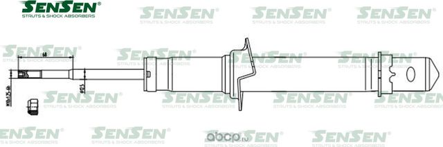 АМОРТИЗАТОР HONDA ACCORD 02/03- ПЕР.ГАЗ. (Sensen). Артикул 42130284