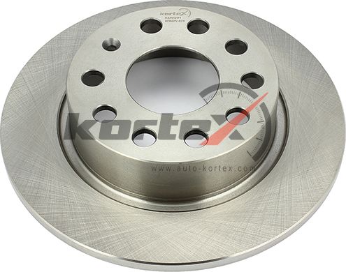 Диск тормозной VW Golf 5,6 AUDI A3 SKODA Octavia (1Z,5E),Yeti задний (1шт.) KORT (Kortex). Артикул KD0201