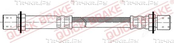 Тормозной шланг Quick Brake передний правый/левый для Toyota Hilux IV 1983-1989. Артикул 22.071