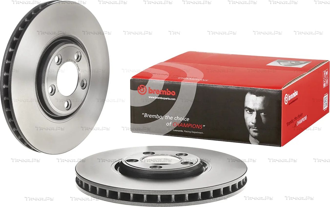 Тормозной диск Brembo UV Coated передний для Jaguar S-Type I 1999-2007. Артикул 09.A528.11