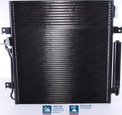 Радиатор кондиционера (конденсатор) Nissens (алюминий) для Jeep Liberty KK 2008-2012. Артикул 940461