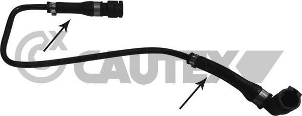 Патрубок радиатора (системы охлаждения) Cautex (EPDM (Этилен-пропиленовый каучук)). Артикул 751912