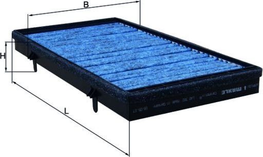 Салонный фильтр Mahle CareMetix®. Артикул LAO 382