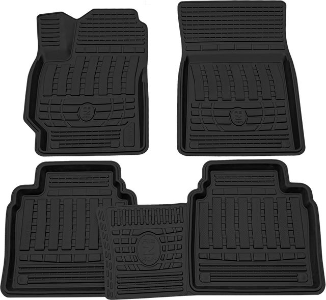 Коврики Rezkon резиновые для салона Toyota Camry 50, 55 (V50, V55, XV50, XV55) 2014-2017. Артикул 1034010200