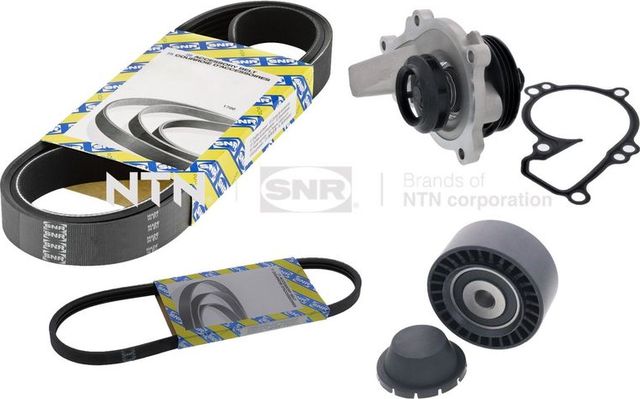 Комплект поликлинового ремня CITROEN  C1, C3, C4, DS3 NTN / SNR. Артикул KAP859.490