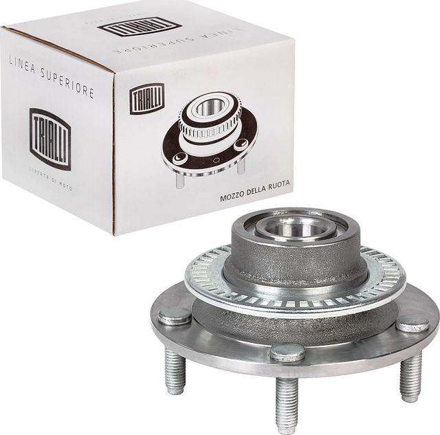 Ступица колеса с интегрированным подшипником (в сборе) Trialli задняя для Ford Transit VI 2000-2006. Артикул MR 1096