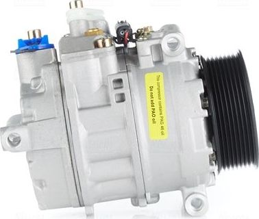 Компрессор кондиционера Nissens ** FIRST FIT ** для Mercedes-Benz E-Класс III (W211, S211) 2006-2008. Артикул 890197
