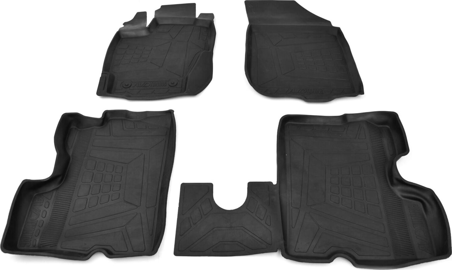 Коврики резиновые Avtodriver AVDTuning для салона Renault Duster I рестайлинг (HS) 2015-2020. Артикул ADRPLR280