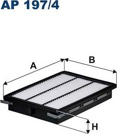 Воздушный фильтр Filtron. Артикул AP 197/4
