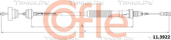 Трос сцепления Cofle для Peugeot Expert I 1996-2000. Артикул 92.11.3922
