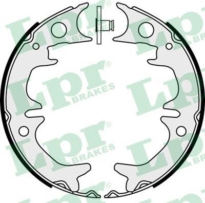 Тормозные колодки (стояночная тормозная система) LPR задние для Lexus ES I 1989-1994. Артикул 08380