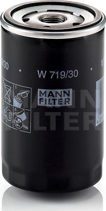 Масляный фильтр Mann-Filter для FAW Besturn B50 I 2009-2016. Артикул W 719/30