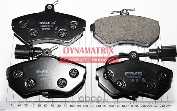 Колодки тормозные дисковые (Dynamatrix-Korea) Dynamatrix-Korea. Артикул DBP1451
