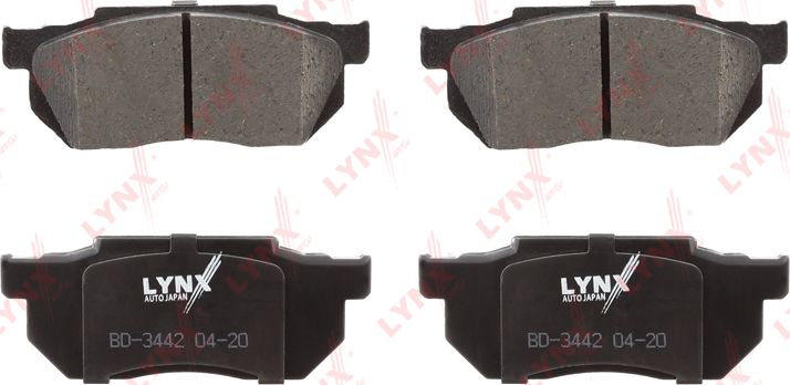 Тормозные колодки LYNXauto. Артикул BD-3442