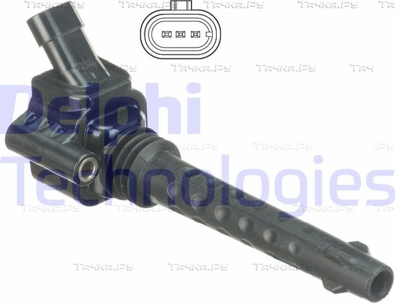 Катушка зажигания Delphi для Lancia Delta III (844) 2008-2014. Артикул GN10528-12B1