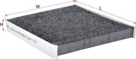 Салонный фильтр Sakura для Audi A3 III (8V) 2012-2026. Артикул CAC-31110