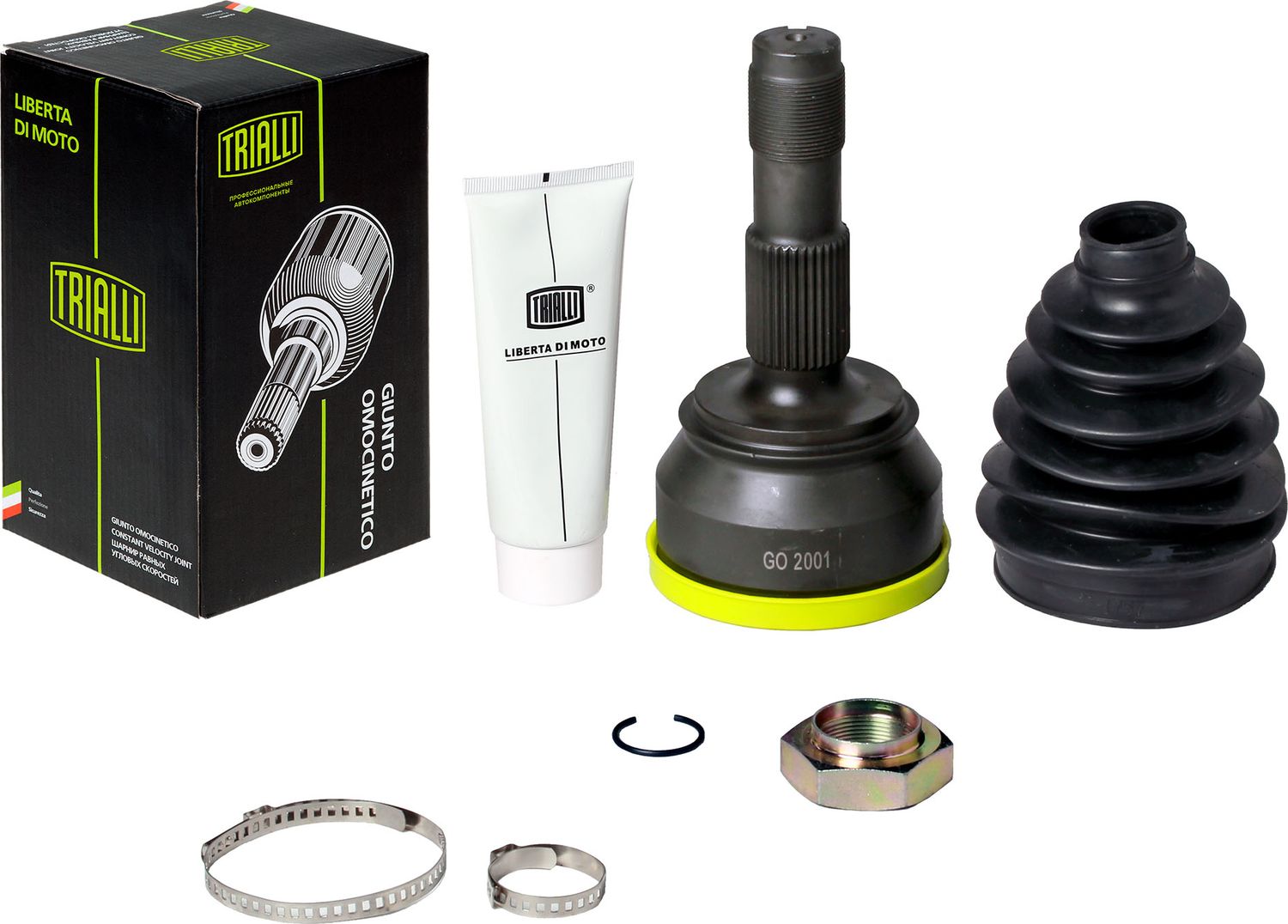 Шрус внутренний (граната) Trialli передний для Citroen Jumper II 2006-2026. Артикул GO 2001