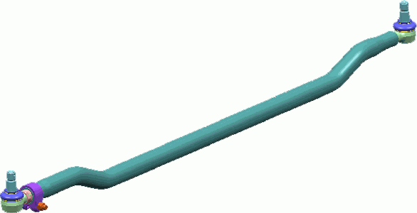 Рулевая тяга поперечная Lemforder для MAN M2000 1995-2005. Артикул 19995 01
