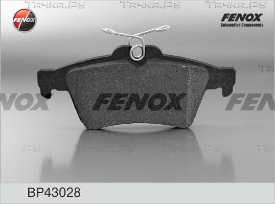 Тормозные колодки Fenox задние для Ford Focus III 2010-2019. Артикул BP43028