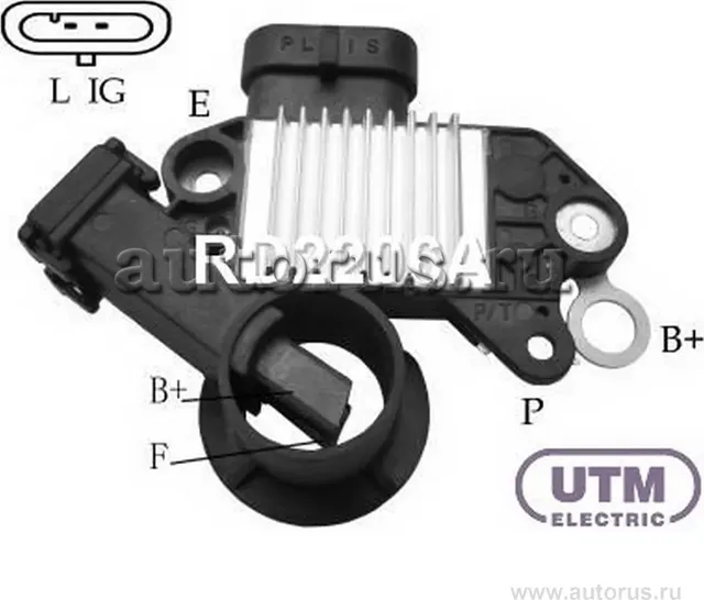 Регулятор GM LACETTI/AVEO/NUBIRA 1.6 -05 генератора (UTM). Артикул RD2206A