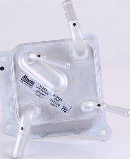 Радиатор масляный (маслоохладитель) для двигателя Nissens (алюминий). Артикул 91294