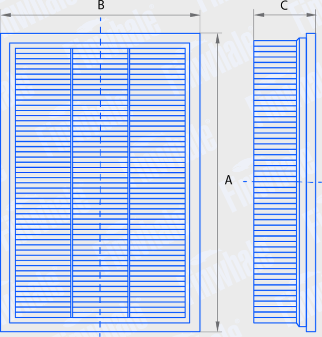 Воздушный фильтр Finwhale для Chevrolet Malibu VIII 2012-2016. Артикул AF944