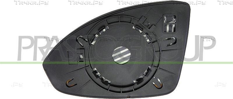 Зеркальное стекло бокового зеркала Prasco правое для Chevrolet Cruze II 2012-2026. Артикул DW0407513