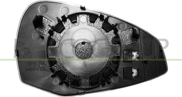 Зеркальное стекло бокового зеркала Prasco левое для Audi A4 V (B9) 2015-2026. Артикул AD0267514